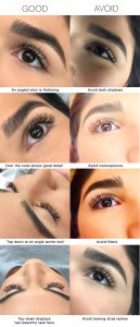 how to take social media photos in lash studio