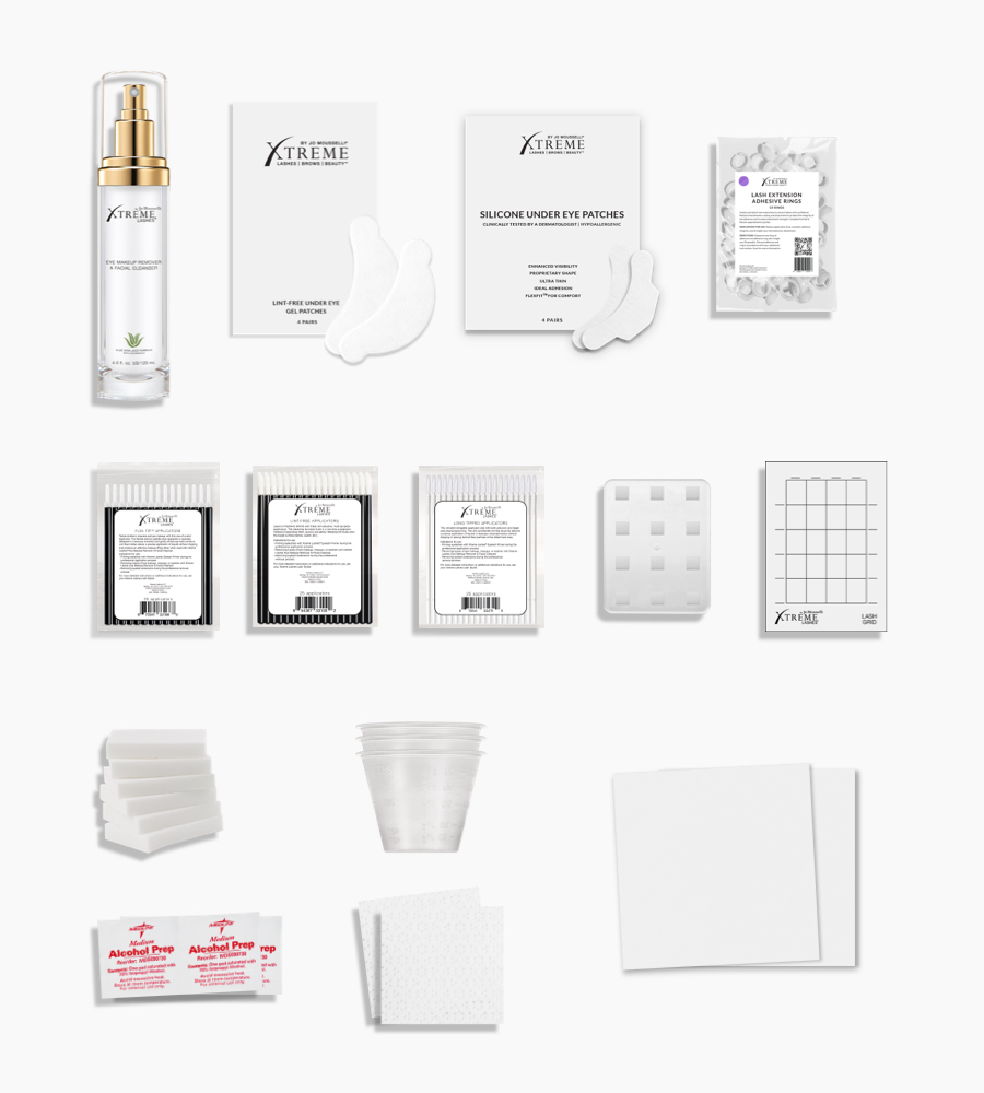 Flash Cure™ UV Lash Extension Cleanse, Prime & Prep Restock Kit