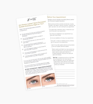 Eyelash Extensions Consulation Forms Pre Application Guide Thumbnail 1