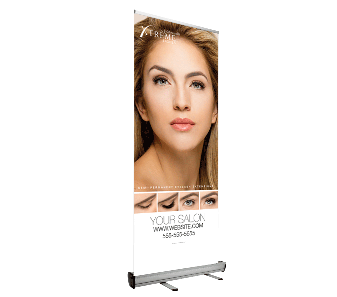 Custom Retractable Banner - Transform Your Eyes: Model 1