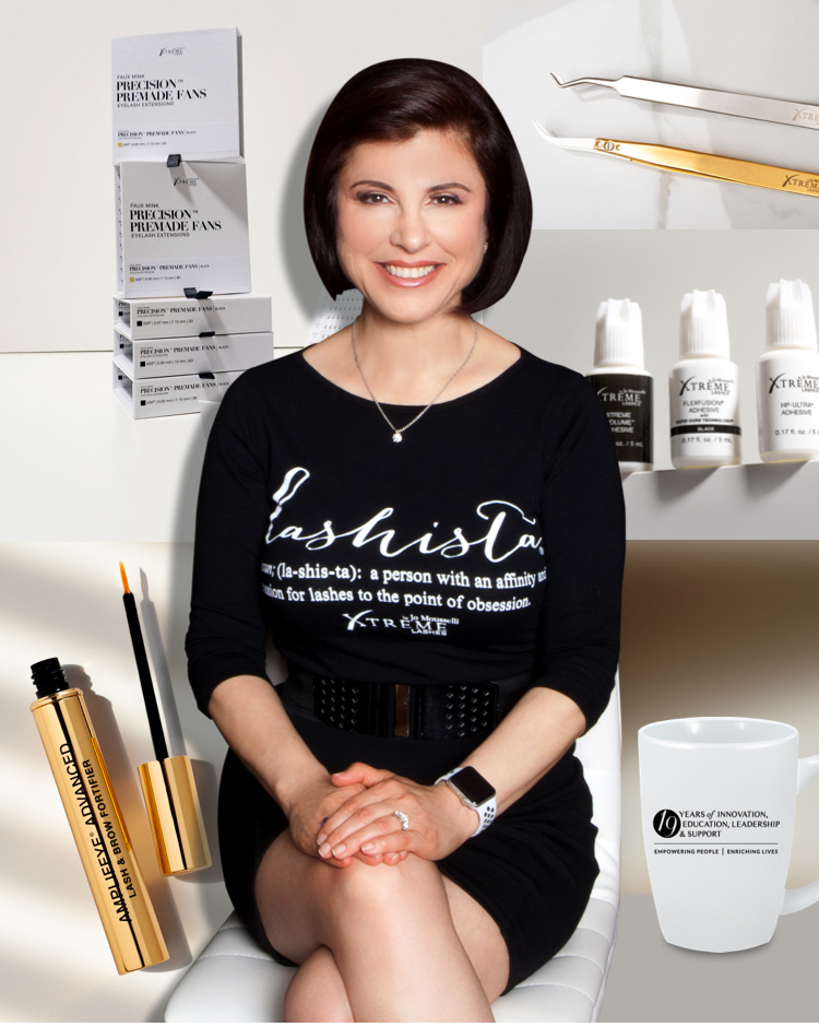 Jo Mousselli founder of Xtreme Lashes and high quality lash extension supplies